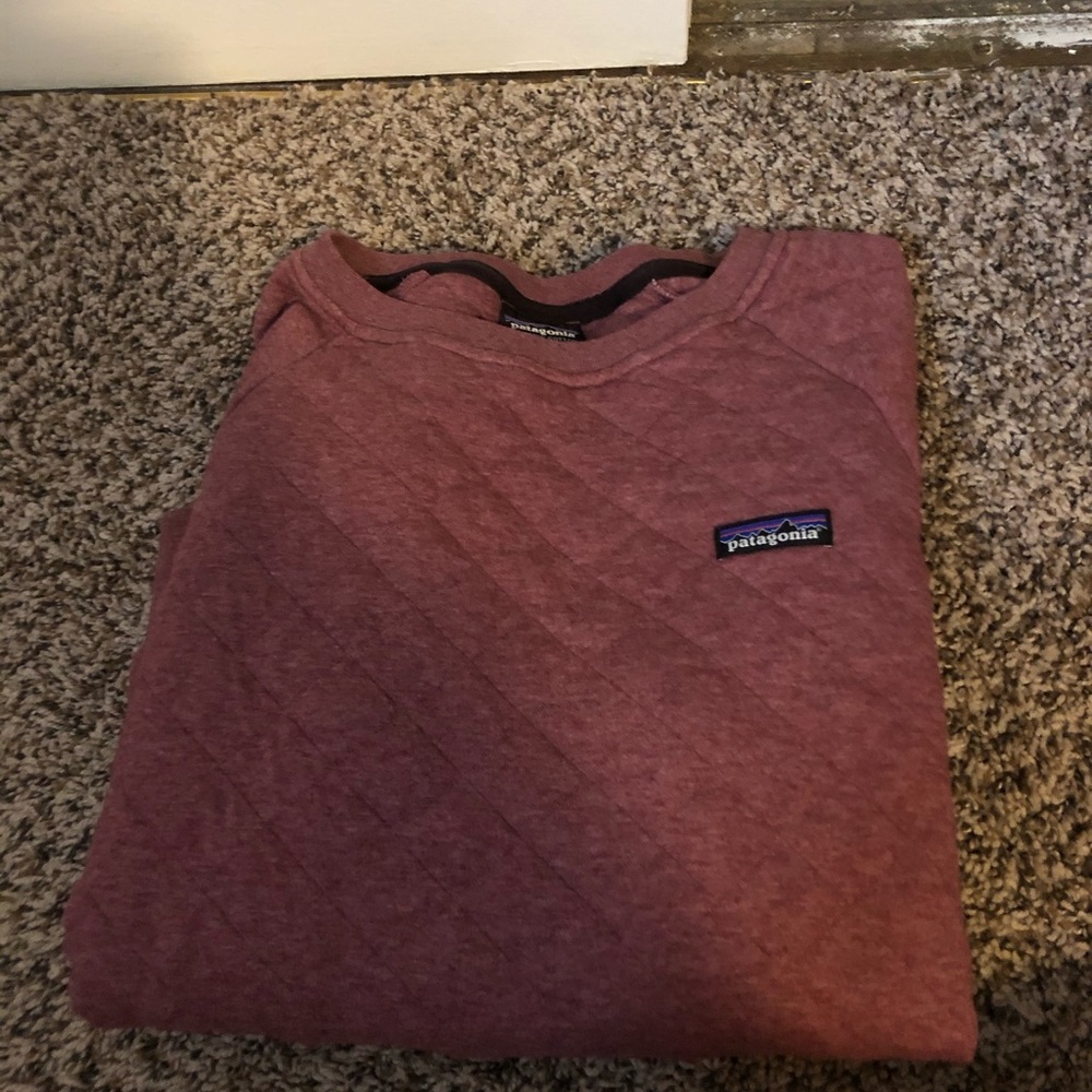 Patagonia quilted crewneck sweatshirt